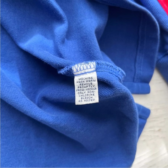 POLO SPORT Ralph Lauren Color Block Rugby Shirt Mens LARGE Classic Fit Rare L - Picture 12 of 13